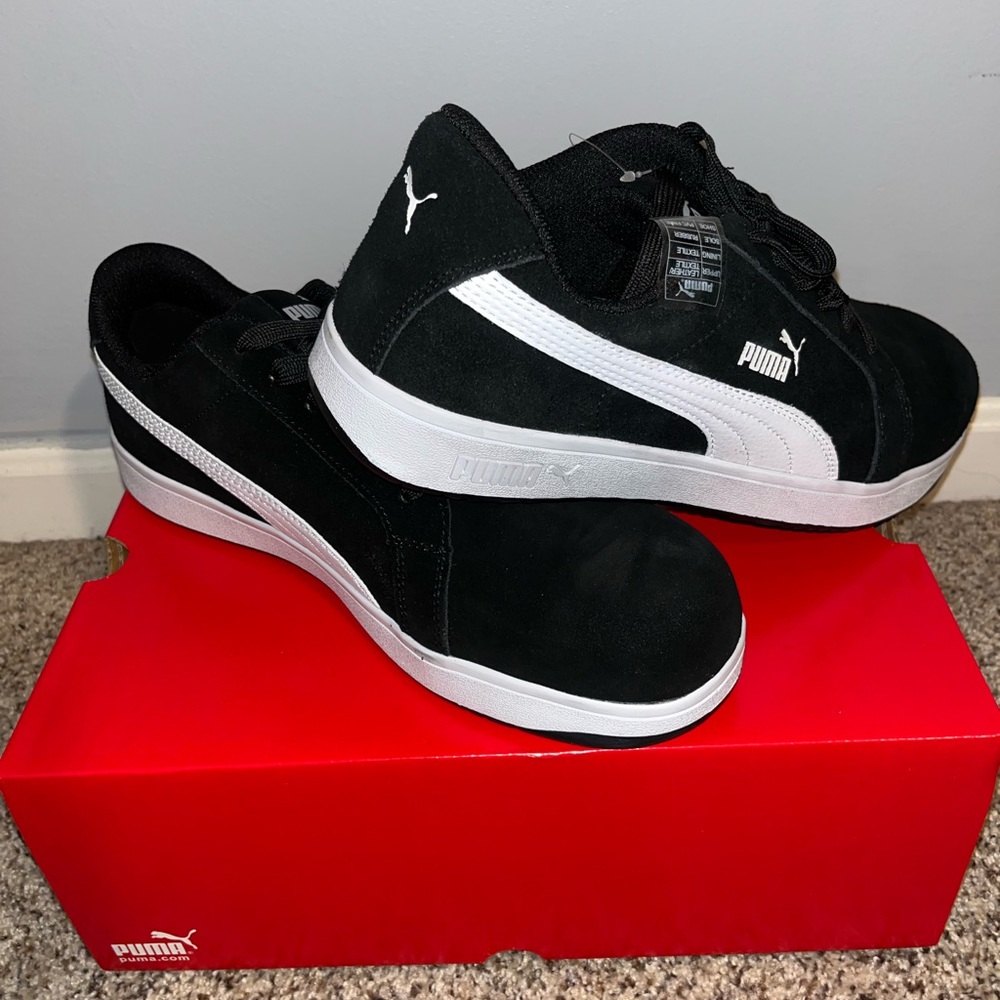 PUMA, Iconic Suede Black Low